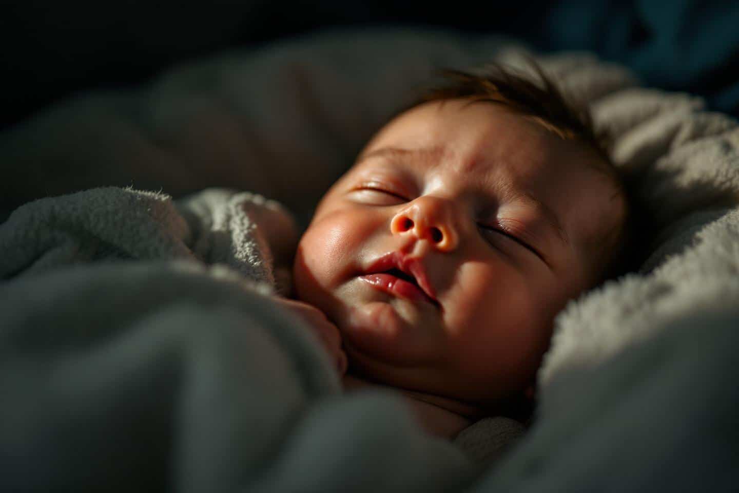 Pourquoi bébé pleure dans son sommeil : causes et solutions