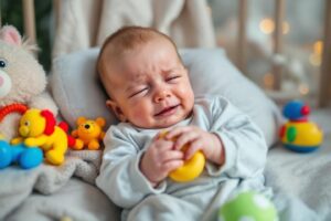 Pourquoi mon bébé pleure-t-il pendant son sommeil : causes